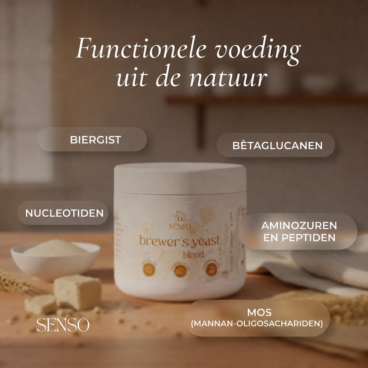 Ingrediënteninfographic van Biergist